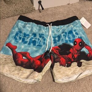 Deadpool Graphic Swim Shorts